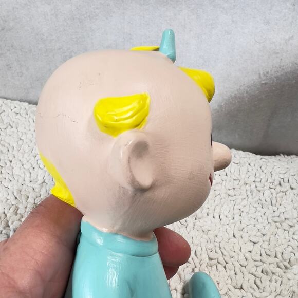 Peanuts Baby Sally Vintage Hand Painted Ceramic RARE 1968 Shultz Charlie Brown - Picture 12 of 15